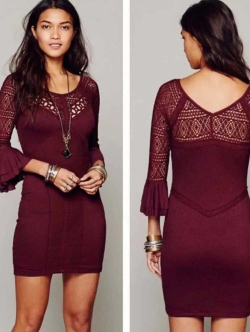 Free People "City Girl"  Stretchy Dress